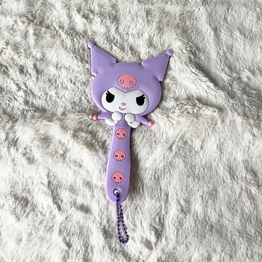 Sanrio Kuromi Purple Mirror Silicone Adjustable Handle